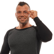 Gold Men Glasses Frame