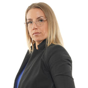Gold Women Glasses Frame