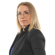 Silver Women Glasses Frame