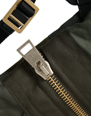 Dolce & Gabbana Military Green Canvas Rucksack Backpack Bag