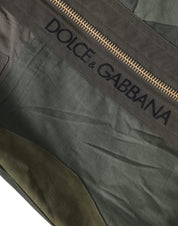 Dolce & Gabbana Military Green Canvas Rucksack Backpack Bag