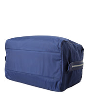 Dolce & Gabbana Black and Blue Nylon Calfskin Duffel Bag