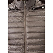 Gray Polyamide Men Jacket