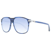 BMW Blue Plastic Aviator Sunglasses