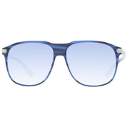 BMW Blue Plastic Aviator Sunglasses