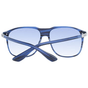 BMW Blue Plastic Aviator Sunglasses