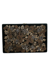 Dolce & Gabbana Black Velvet Clutch