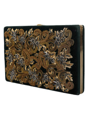 Dolce & Gabbana Black Velvet Clutch