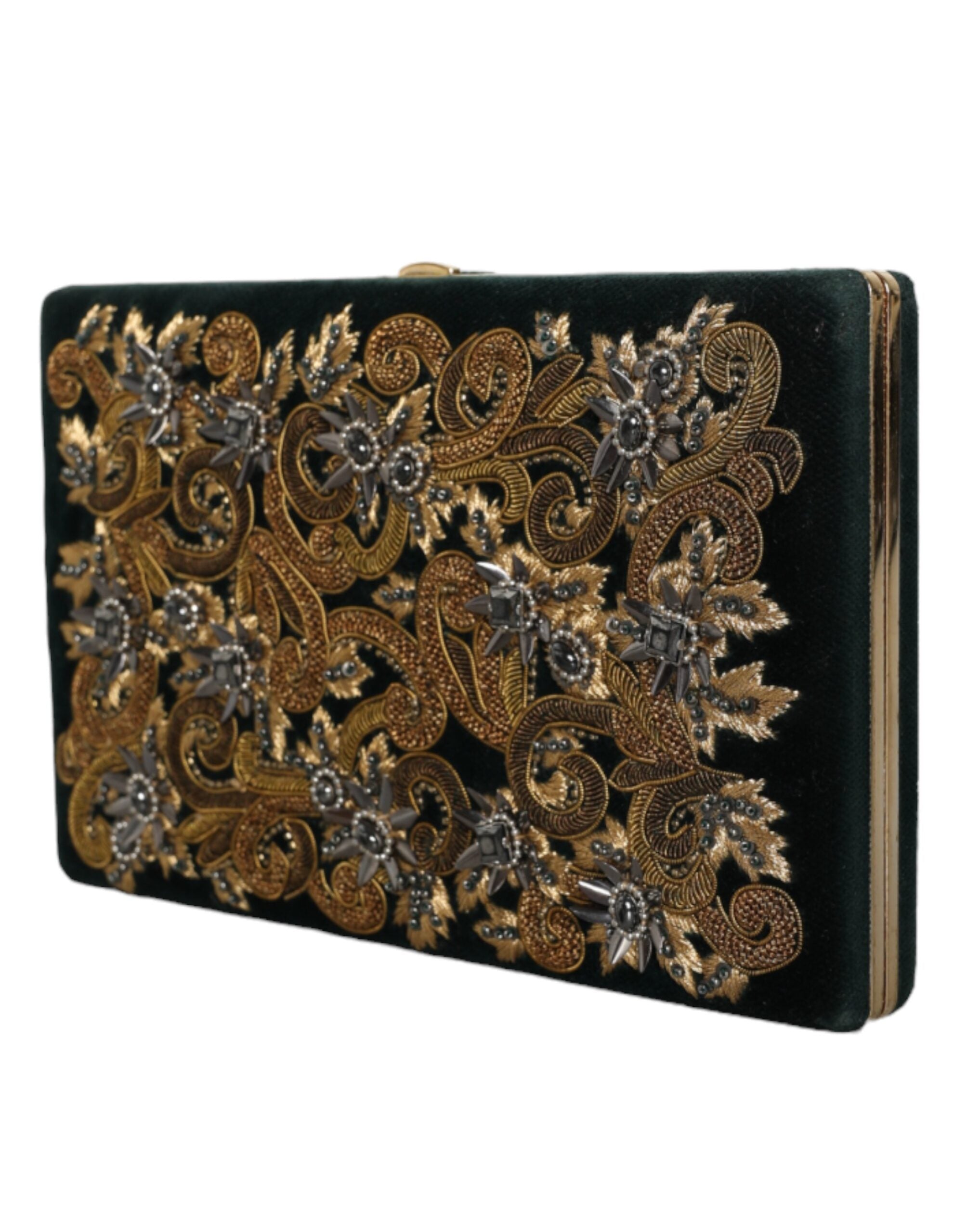 Dolce & Gabbana Black Velvet Clutch