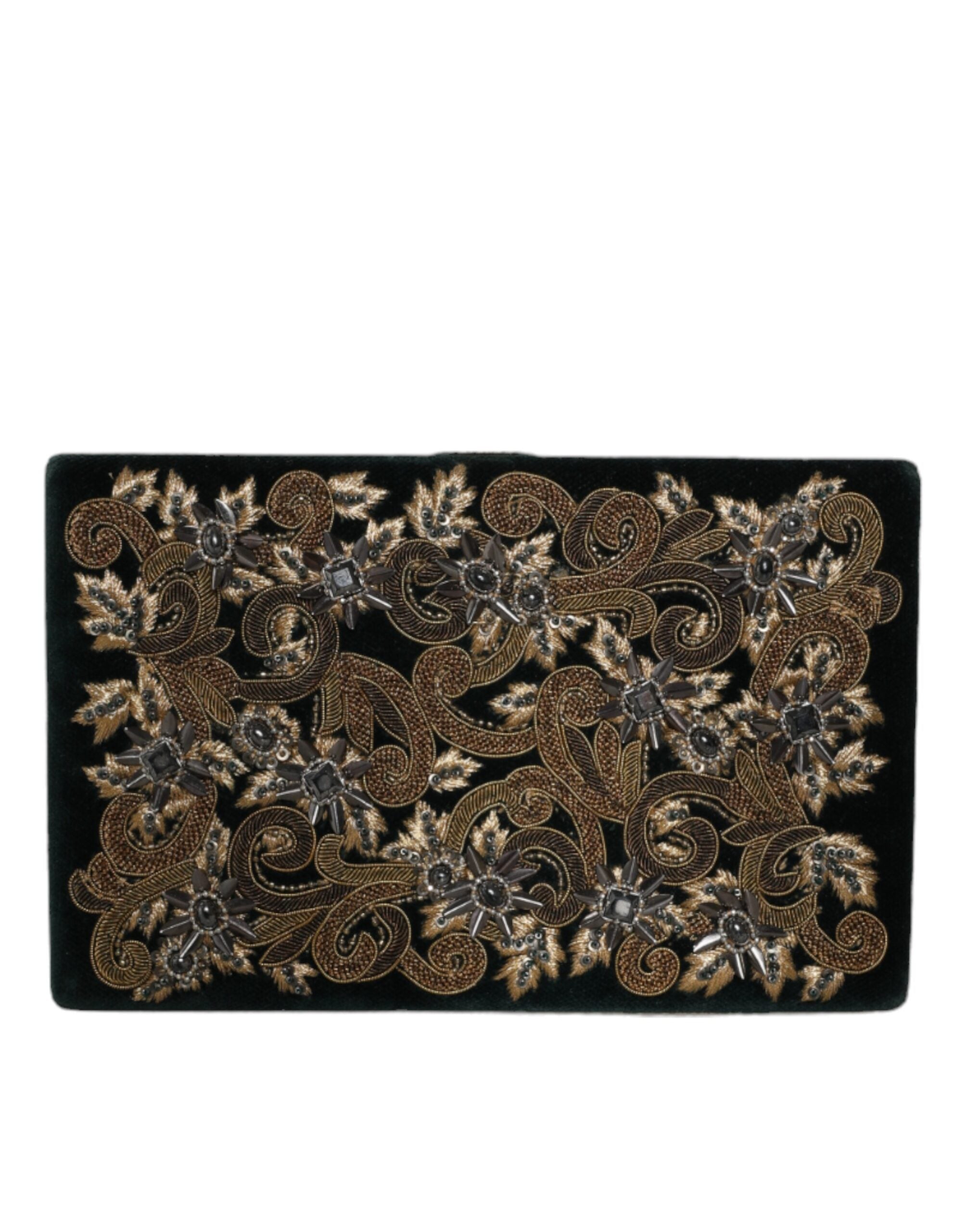 Dolce & Gabbana Black Velvet Clutch
