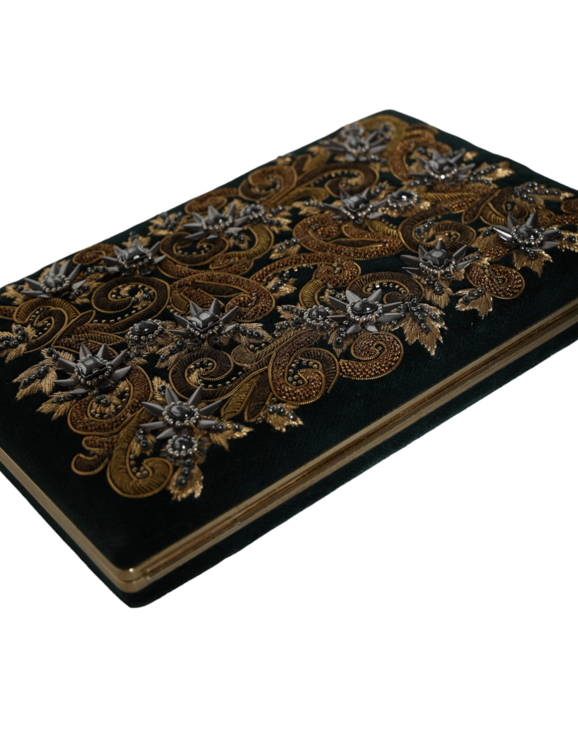Dolce & Gabbana Black Velvet Clutch