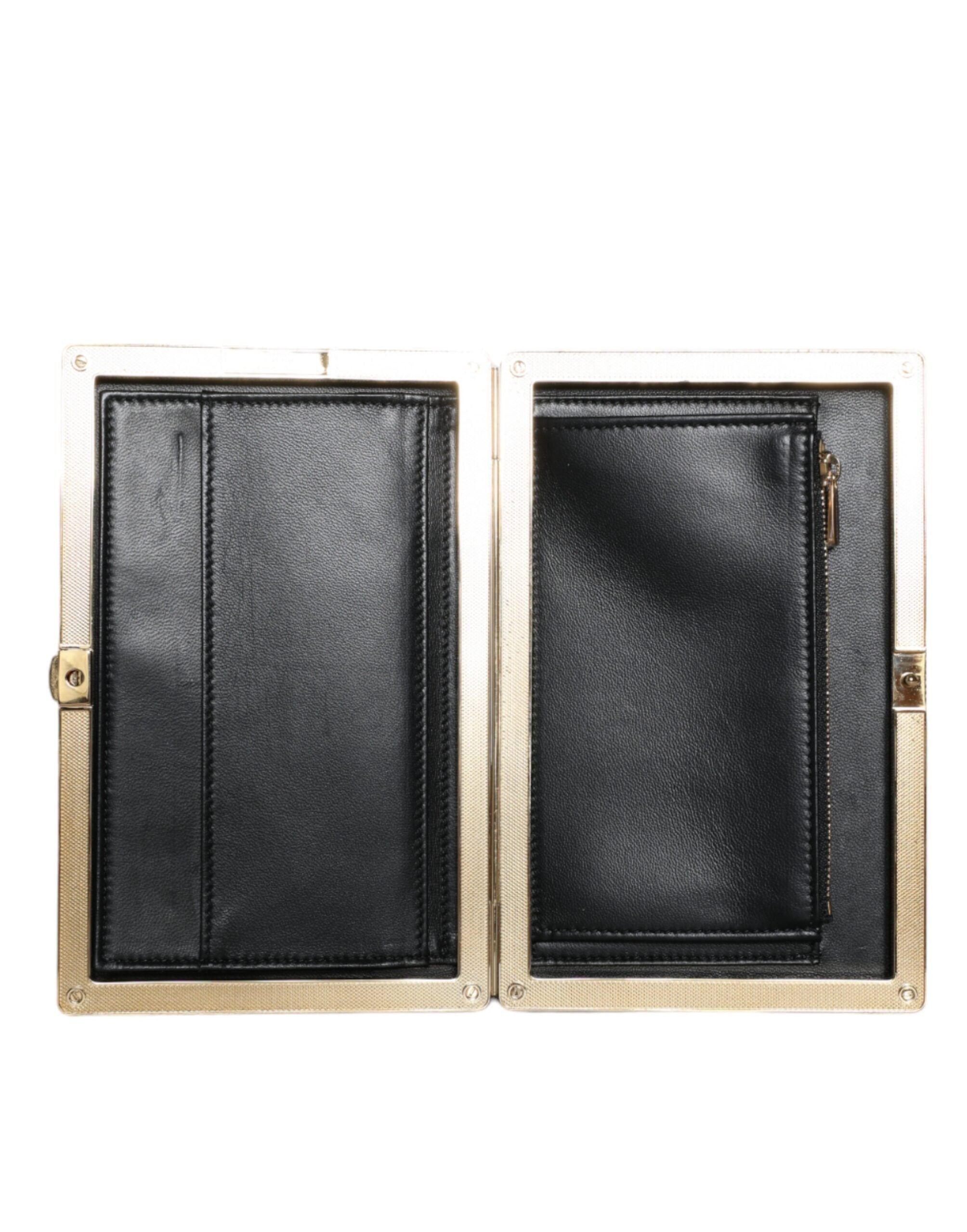 Dolce & Gabbana Black Velvet Clutch