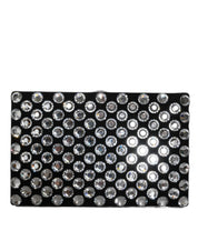 Dolce & Gabbana Black Velvet Crystal Clutch