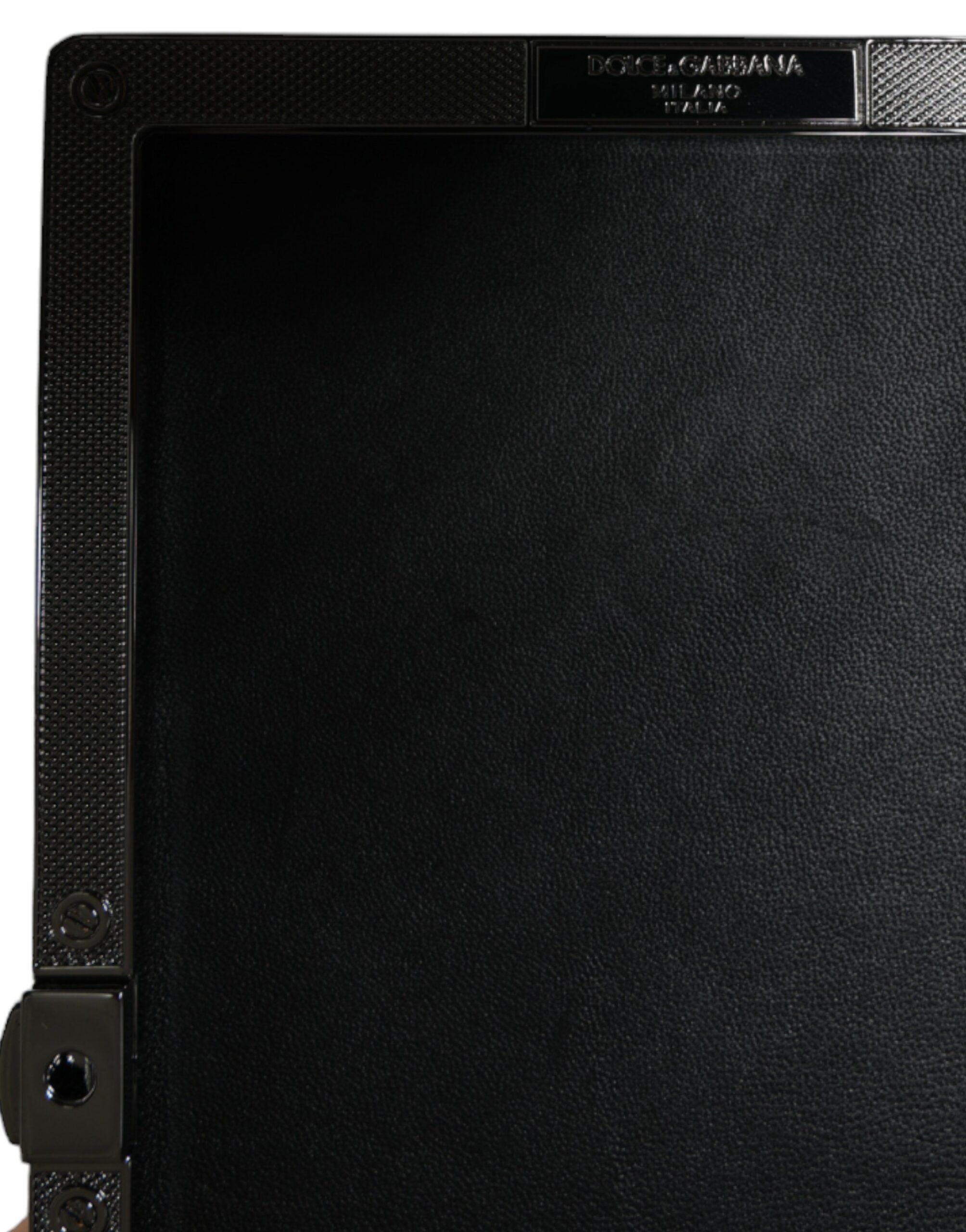 Dolce & Gabbana Black Velvet Crystal Clutch