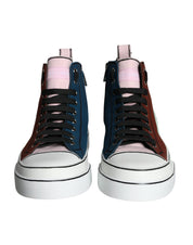 Multicolor Patchwork High Top Sneaker Shoes