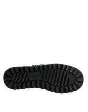 Black White Quilted Logo Sandals Slides Shoes