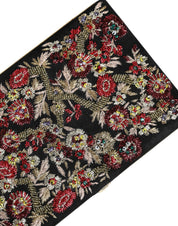 Dolce & Gabbana Multicolor Suede Clutch Evening Purse Bag