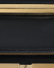 Dolce & Gabbana Multicolor Suede Clutch Evening Purse Bag