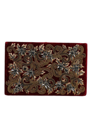 Dolce & Gabbana Red Velvet Clutch