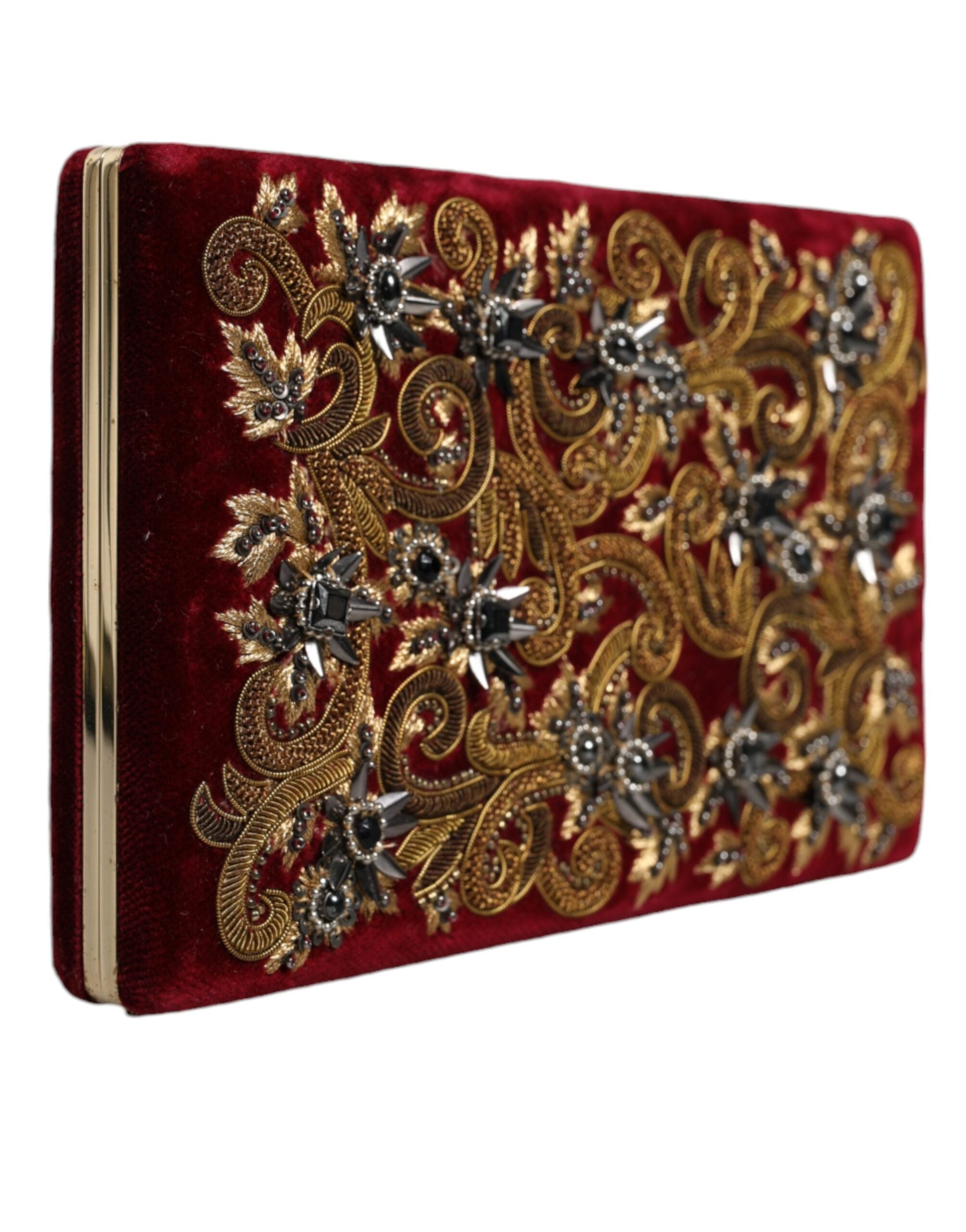Dolce & Gabbana Red Velvet Clutch