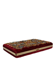 Dolce & Gabbana Red Velvet Clutch