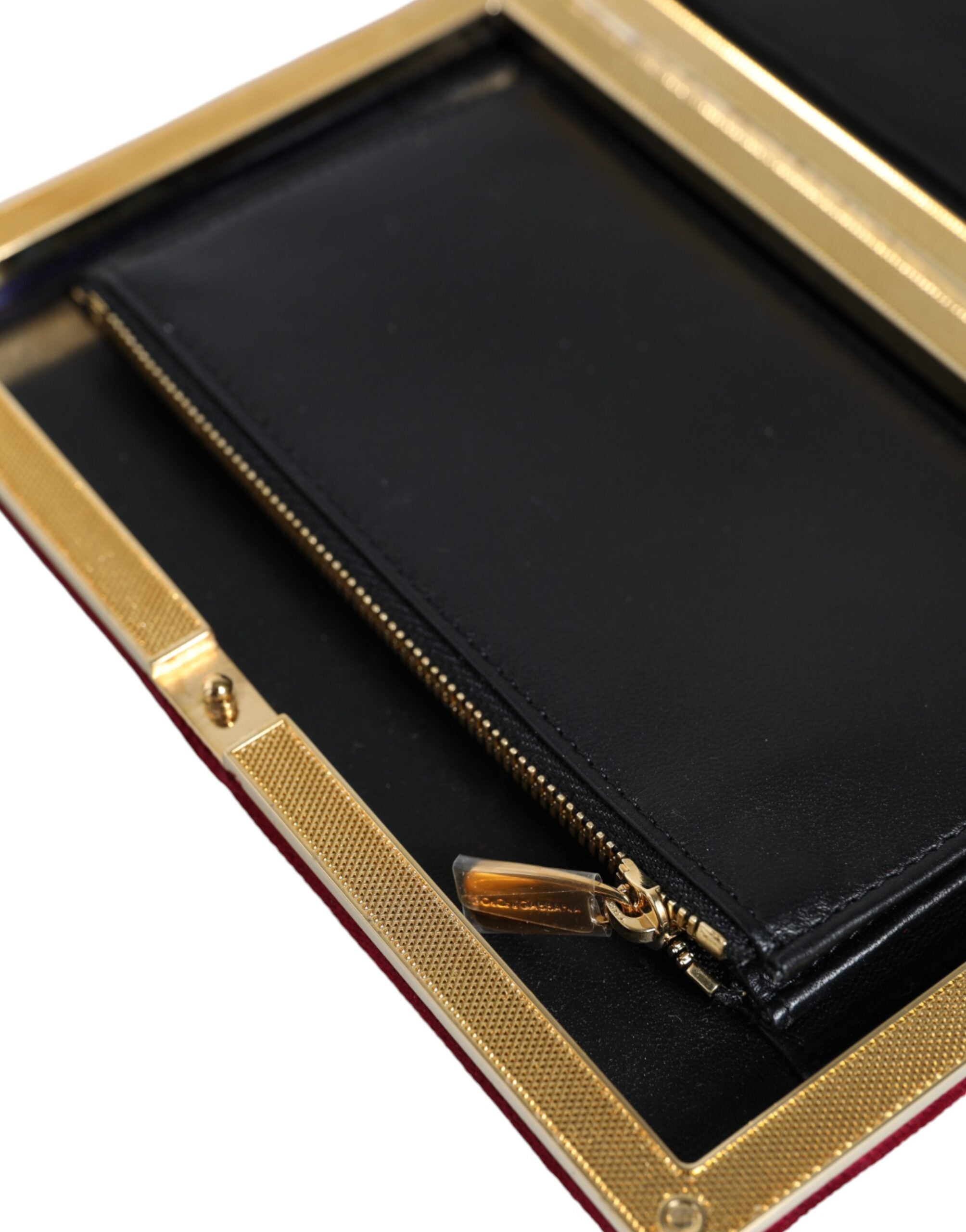 Dolce & Gabbana Red Velvet Clutch