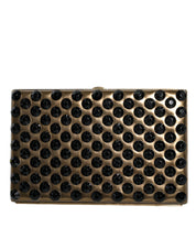 Dolce & Gabbana Gold Leather Clutch