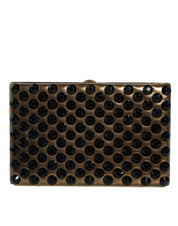 Dolce & Gabbana Gold Leather Clutch