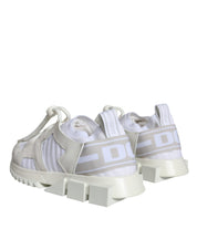 White Mesh Sorrento Trekking Sneakers Shoes