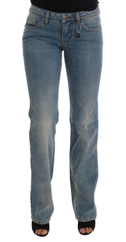 Blue Wash Cotton Classic Jeans