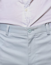 Light Blue Cotton Dress Pants