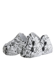 White Black Graffiti Daymaster Sneakers Shoes