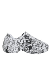 White Black Graffiti Daymaster Sneakers Shoes