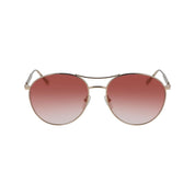 Rose Gold Metal Sunglasses
