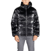 Black Polyester Jackets & Coat