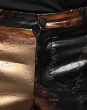 Multicolor Jacquard Skinny Men Pants