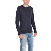 Blue Recycled Wool Crew Neck Sweatshirt - Calvin Klein