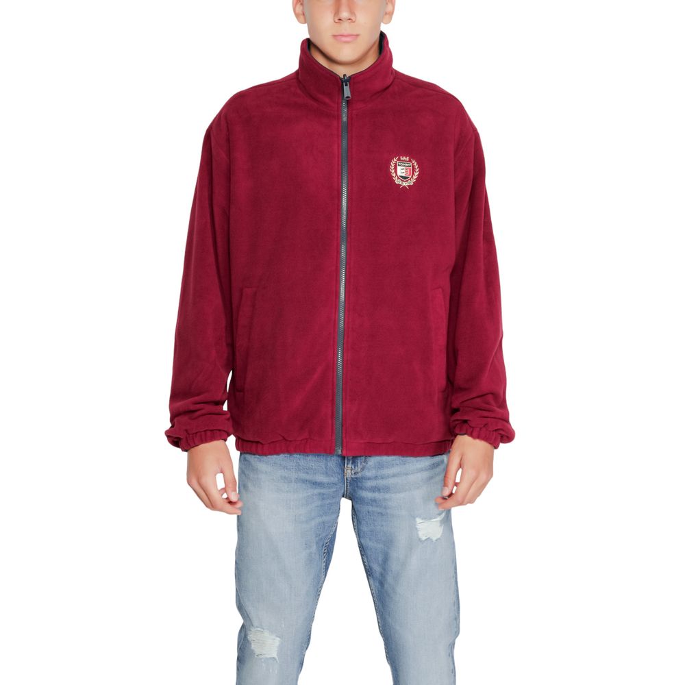 Blue Recycled Polyester Shell Jacket with Embroidered Logo