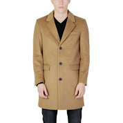 Beige Polyester Coat
