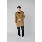 Beige Polyester Coat
