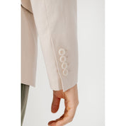 Cream Cotton Blazer