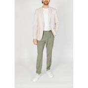 Cream Cotton Blazer