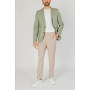 Green Cotton Blazer