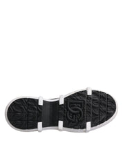 Black Nylon Galileo High Top Sneakers Shoes
