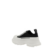 Black Rubber Chunky Sneakers