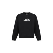 Black Cotton Sweatshirt