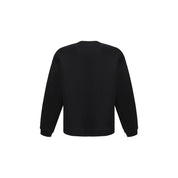 Black Cotton Sweatshirt