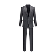 Black Fleece Wool Two-Piece Suit