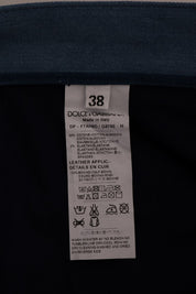 Blå randiga bomullsjeans med FLICKOR