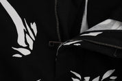 Black Tree Cotton Stretch Pants